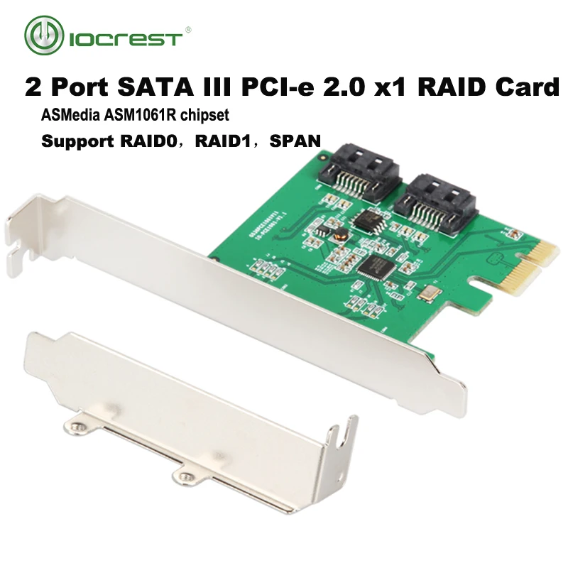 Tarjeta Adaptadora Mini PCI-E A 2 Puertos SATA III - Para Conectar Discos SSD O HDD A Placas Mini PCI Express