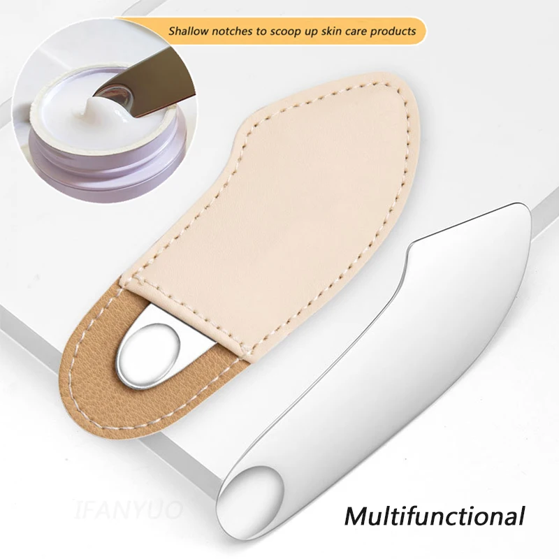 Stainless Steel Foundation Spatula Mask and Eye Cream Spoons Multi-functional Facial Scraping Metal Beauty & Skin Care Tools Set makeup tools beauty supplies
