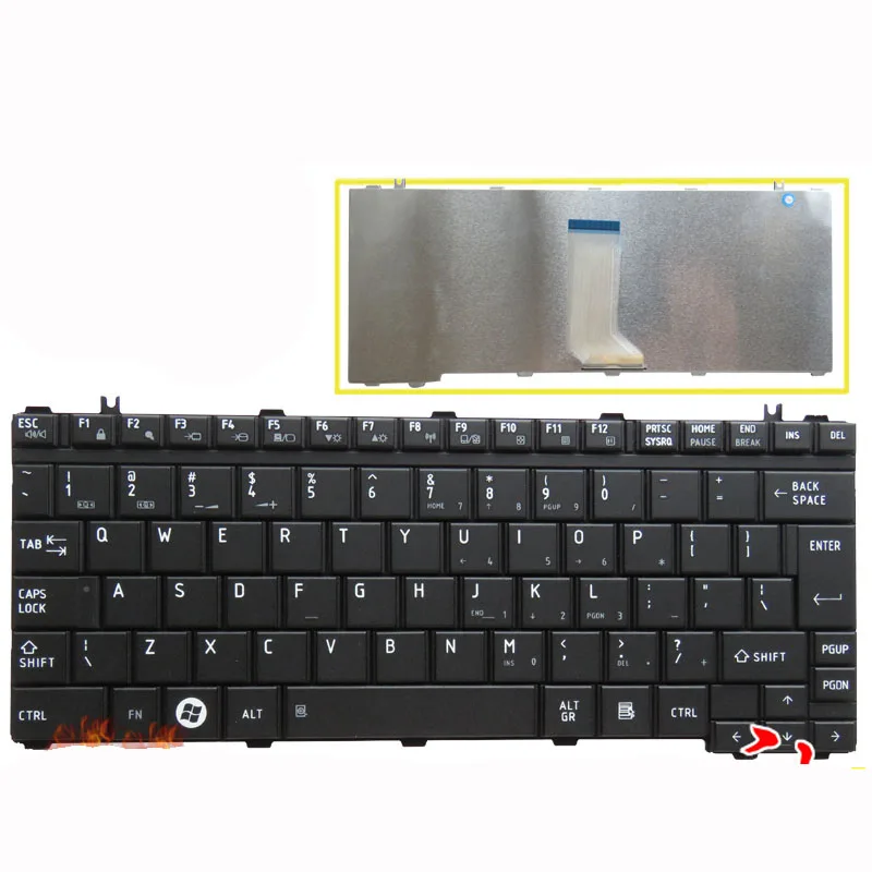 Клавиатура для TOSHIBA T130 T131 T132 T133 T135 U400 U500 M800 M900