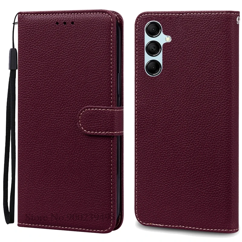 Leather Wallet Flip Phone Case - Premium Cover for Samsung Galaxy M55 5G