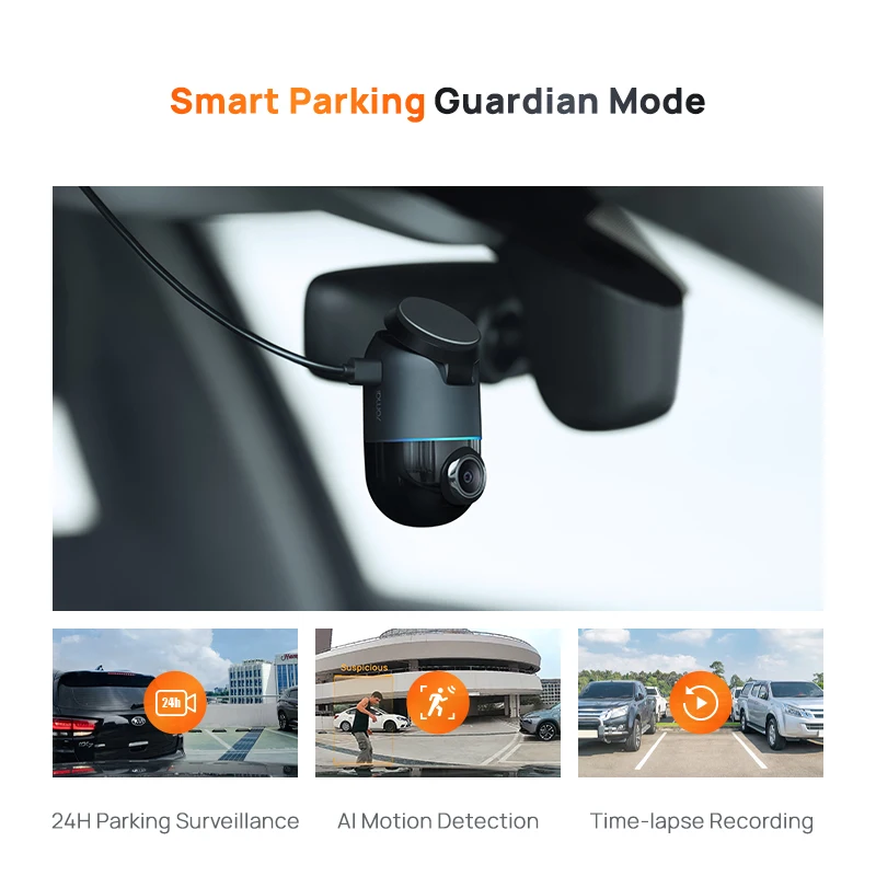 70mai Dash Cam Omni x200 360 ° Voll ansicht eingebautes GPS Adas 