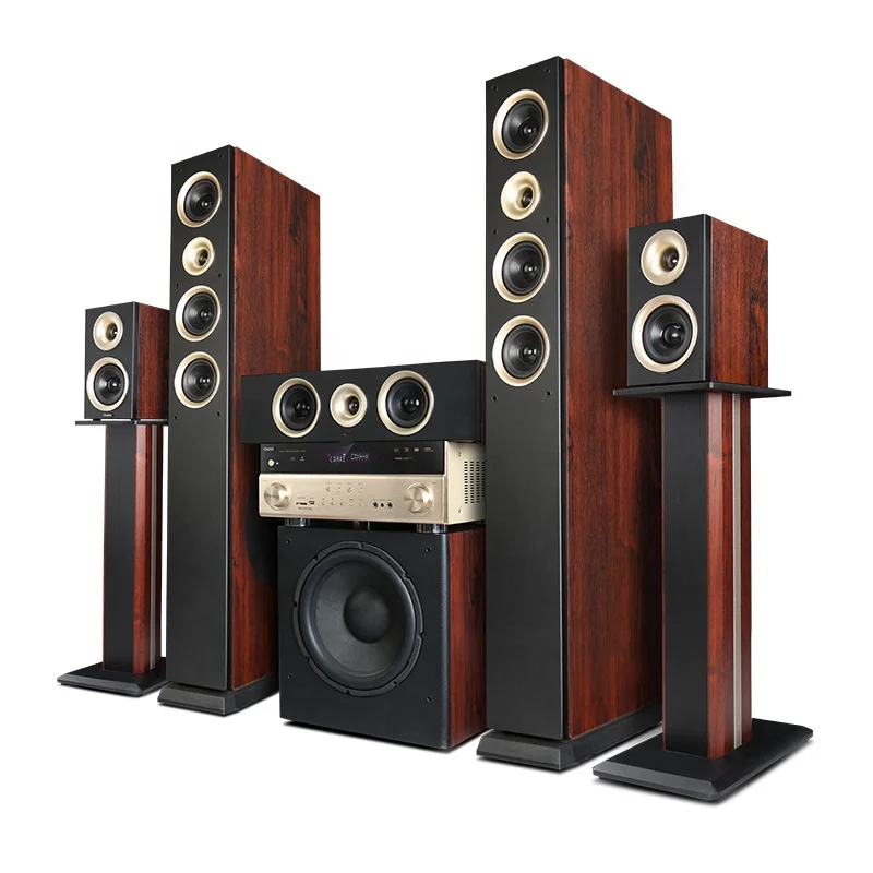 Sistema Home Theater 5.1 Di Vendita Caldo Surround Sound Potente Sistema Home Theater Karaoke