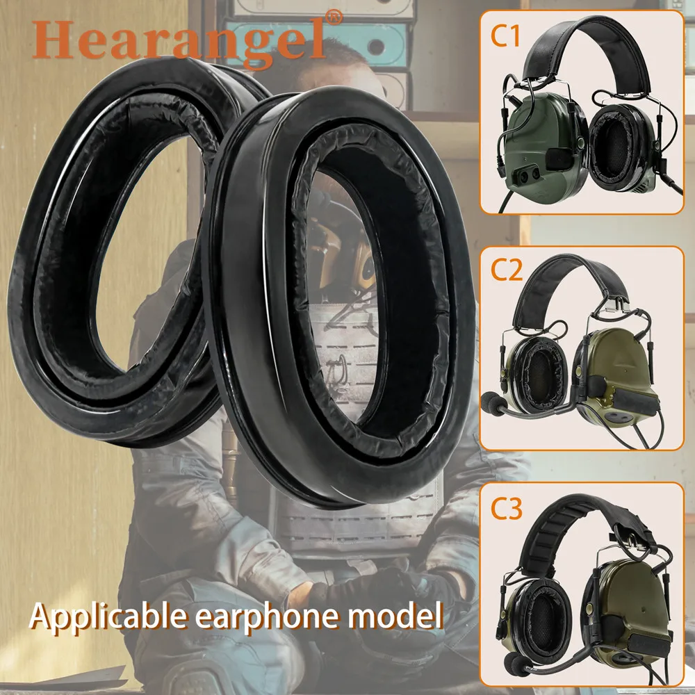 Hearangel COMTAC I II III Gel Ear Pad For Tactical Headset Peltor