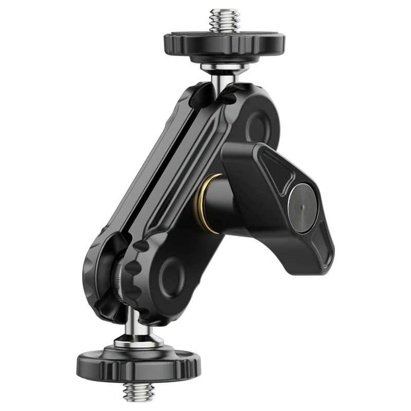 Ulanzi R102 Metal Double Ball Heads Magic Arm 360&deg;1/4''Screw Extend Mount DSLR Camera Monitor Video Mic Tripod camera ball head mount