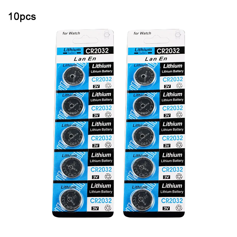 10PcsHighCapacityCR2032AG4WatchBattery377AV37715VButtonCell