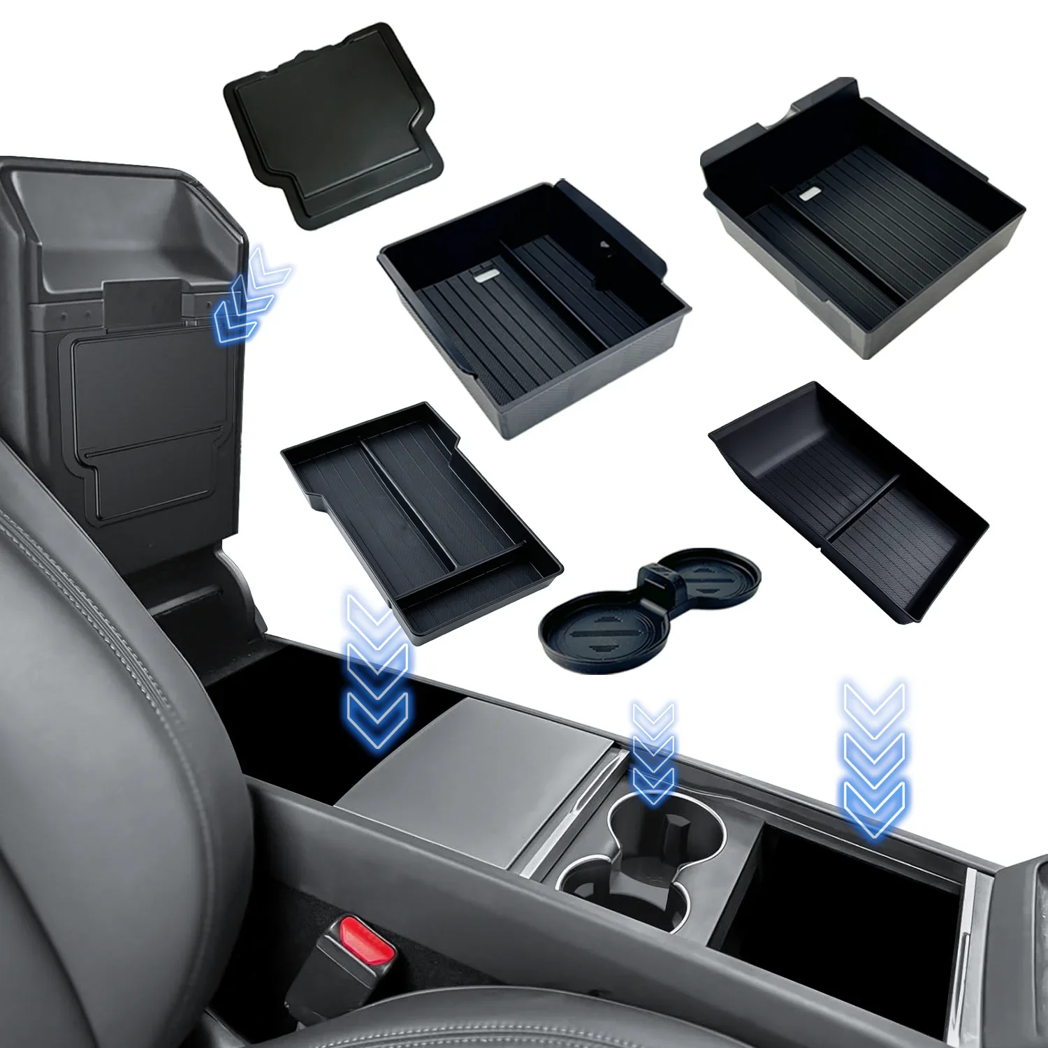 2025 Model Y Center Console Organizer 2025 Model Y Center Console Organizer