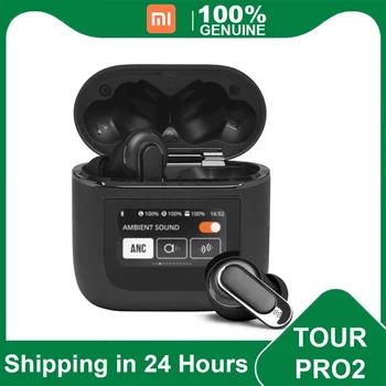 샤오미 TOUR PRO 2 ANC 무선 이어폰, 노이즈 캔슬링, LED 터치 스크린, 블루투스 헤드폰, TWS 이어버드, 방수 헤드셋