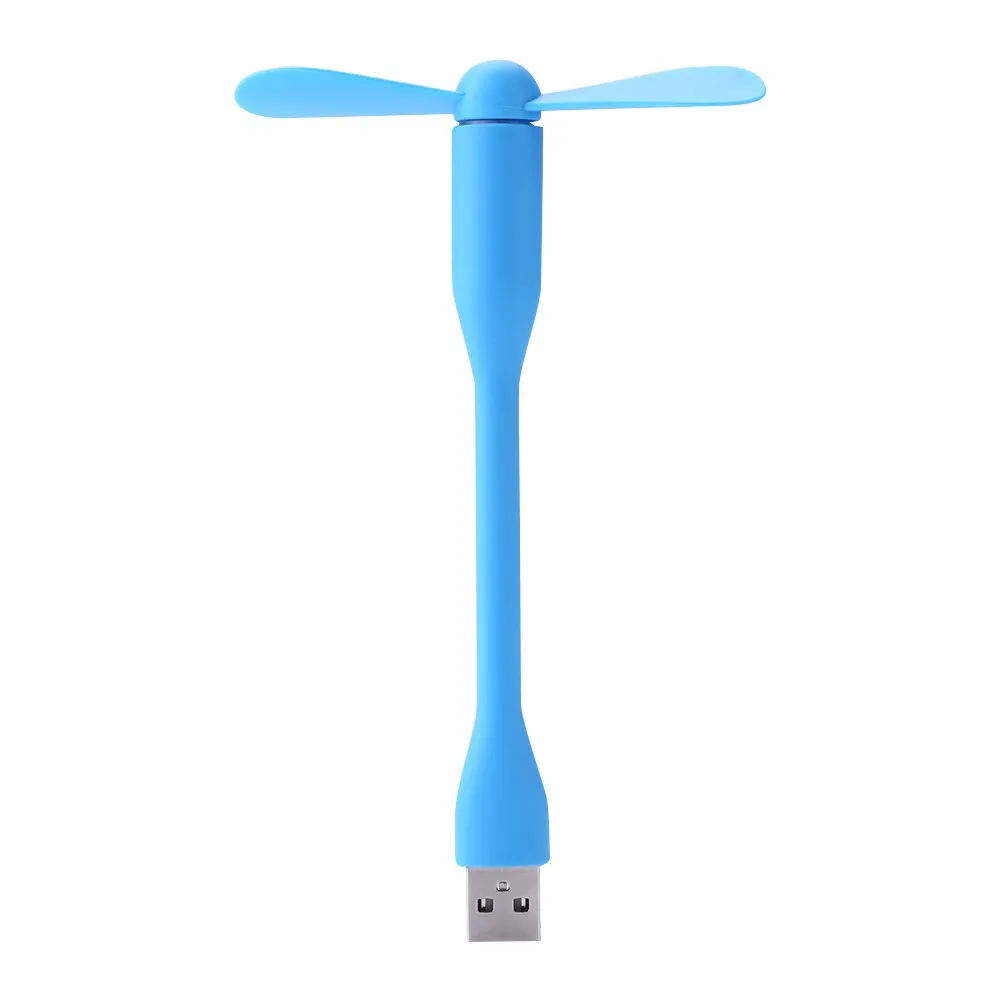 מאוורר USB מיני מאוורר גמיש bendable עבור כוח מחשב נייד בנק מחשבים ניידים מטען ac