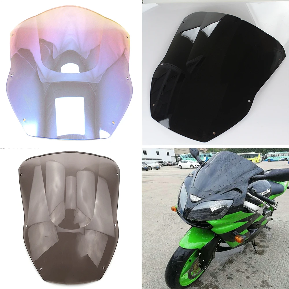 

Motorcycle Windshield Parabrisas Windscreen Screen Wind Deflector For Kawasaki Ninja ZX-12R ZX12R ZX1200A ZX 12R 1200A 2000 2001