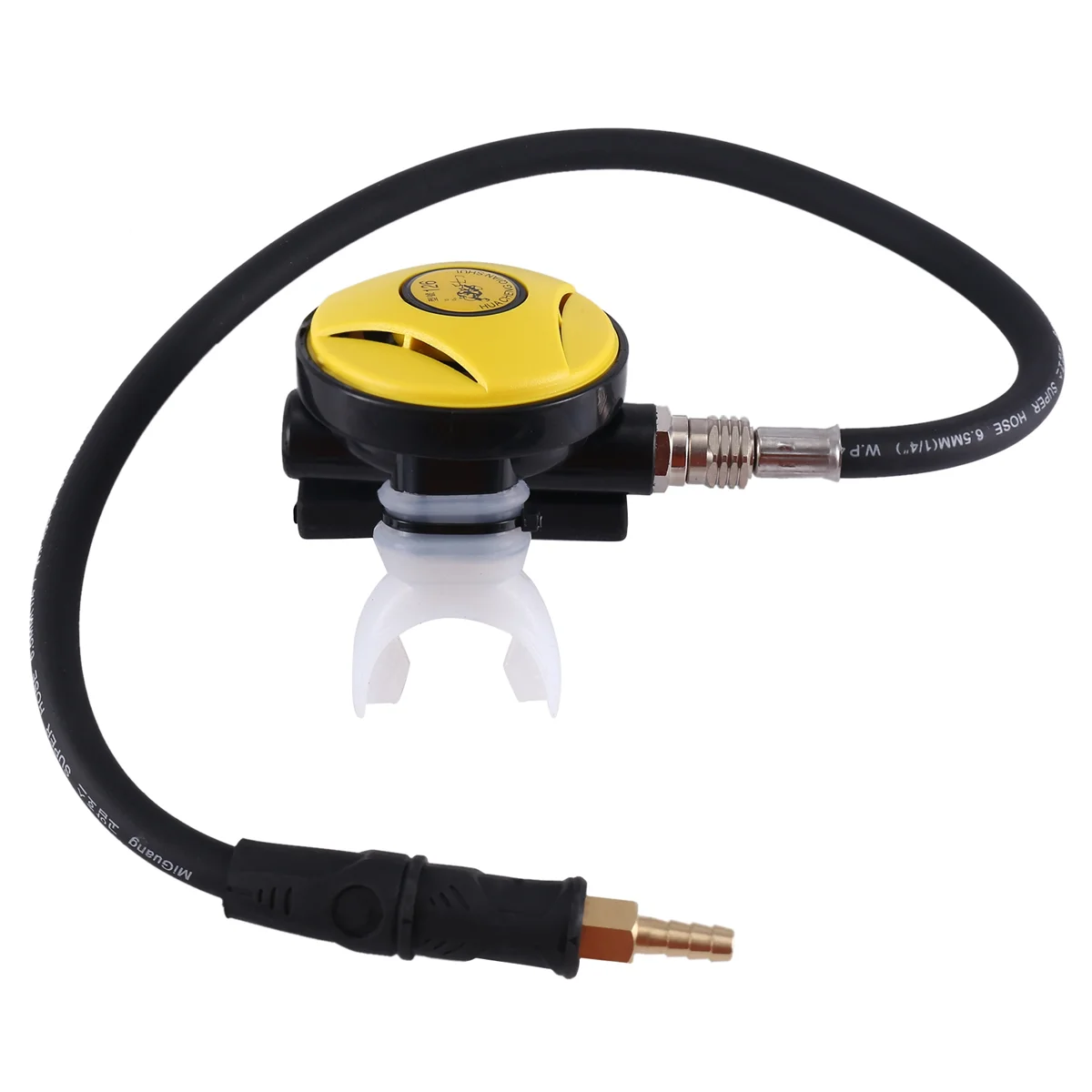 New Scuba Diving Diver Regulator Diving Snorkel Tube Snorkeling Equipment Pressure Reducer 2Nd Dive Regulator-Yellow