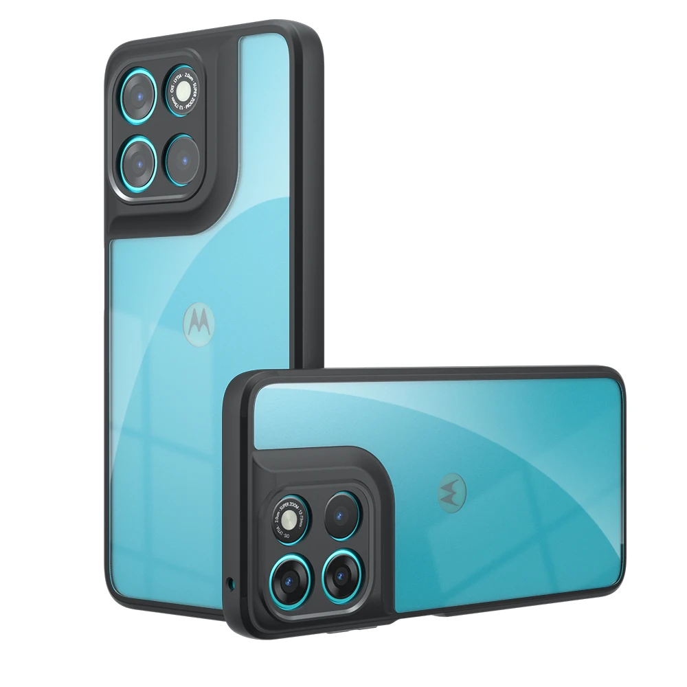 Shockproof Clear & Matte Hard PC+Silicone Phone Case
