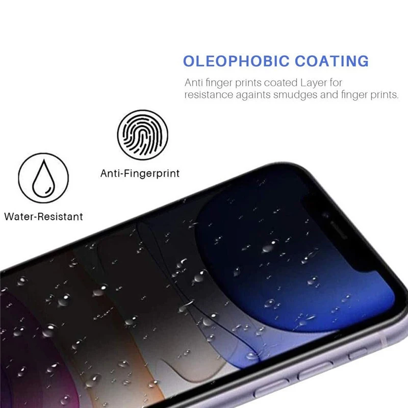 Magtim Black Privacy Anti-Spy Tempered Glass Screen Protector