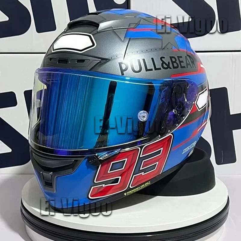 

Full Face Motorcycle Helmet X14 Marquez 93 Helmet Captain America Blue Motor Balap Motocross Helmet Casco De Motocicleta
