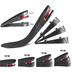 Invisible Height Increase Insole Cushion - Adjustable Lift Shoe Inserts for Enhanced Comfort and Support (Black)