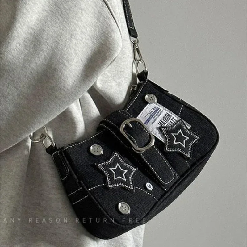 Y2k Fashion Women's Handbags Stars Pattern Cool Girls