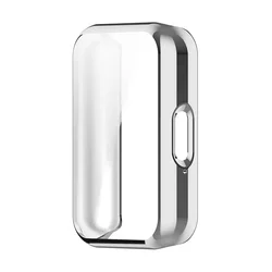 Premium TPU Screen Protector Case - Full Coverage, Anti - Scratch Bumper - Galaxy Fit 3 (Silver)