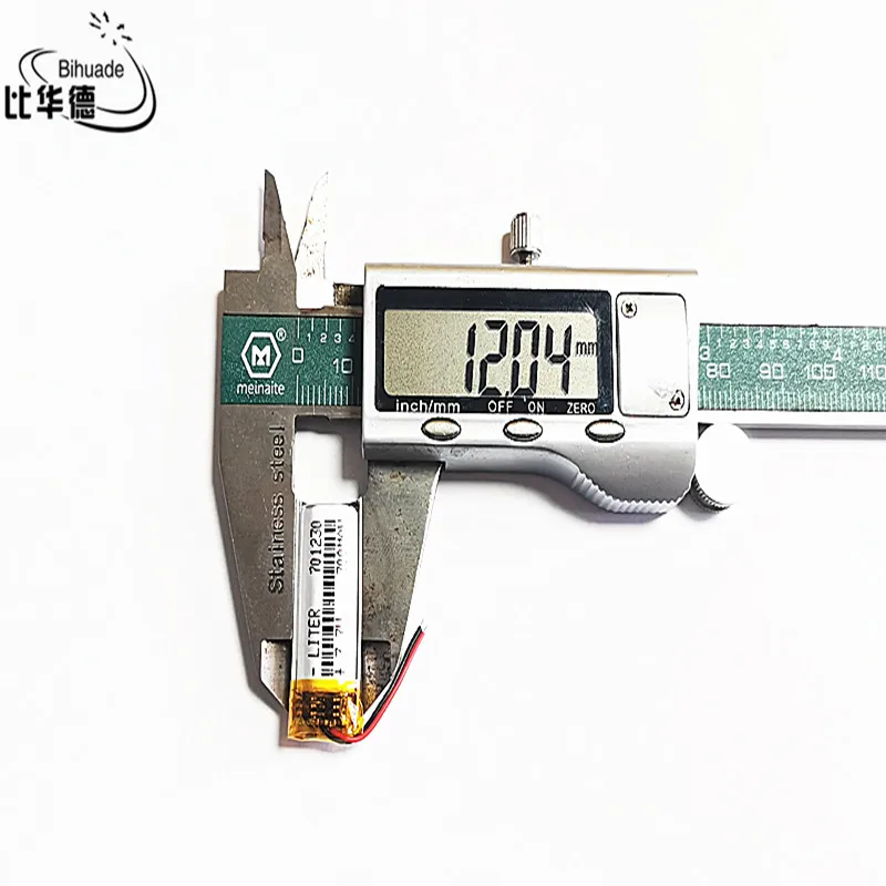 Lithium Ion Battery Bluetooth Speaker Battery 3.7V 300MAH 701230 Lithium Polymer LiPo Rechargeable Battery For Mp3 headphone PAD DVD bluetooth camera AirPods Pro battery
