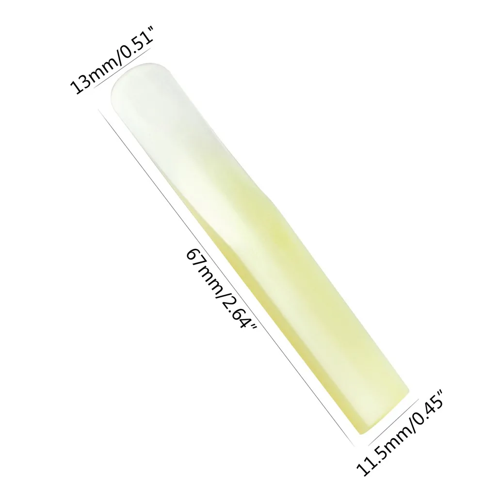 Yellow Resin Reeds 1.5/2.0/2.5 Reeds Strength Resin Clarinet LxW 67mm X 11.5mm / 2.64inch X 0.45inch Protable Reliable