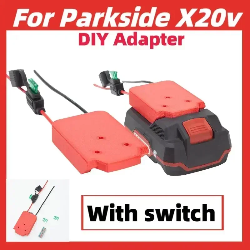 Per Parkside 20V Performance Della Squadra Silicone 14Awg Terminal Toys Per Auto Per Bambini Per Fai Da Te Con Interruttore 14Awg Fai Da Te