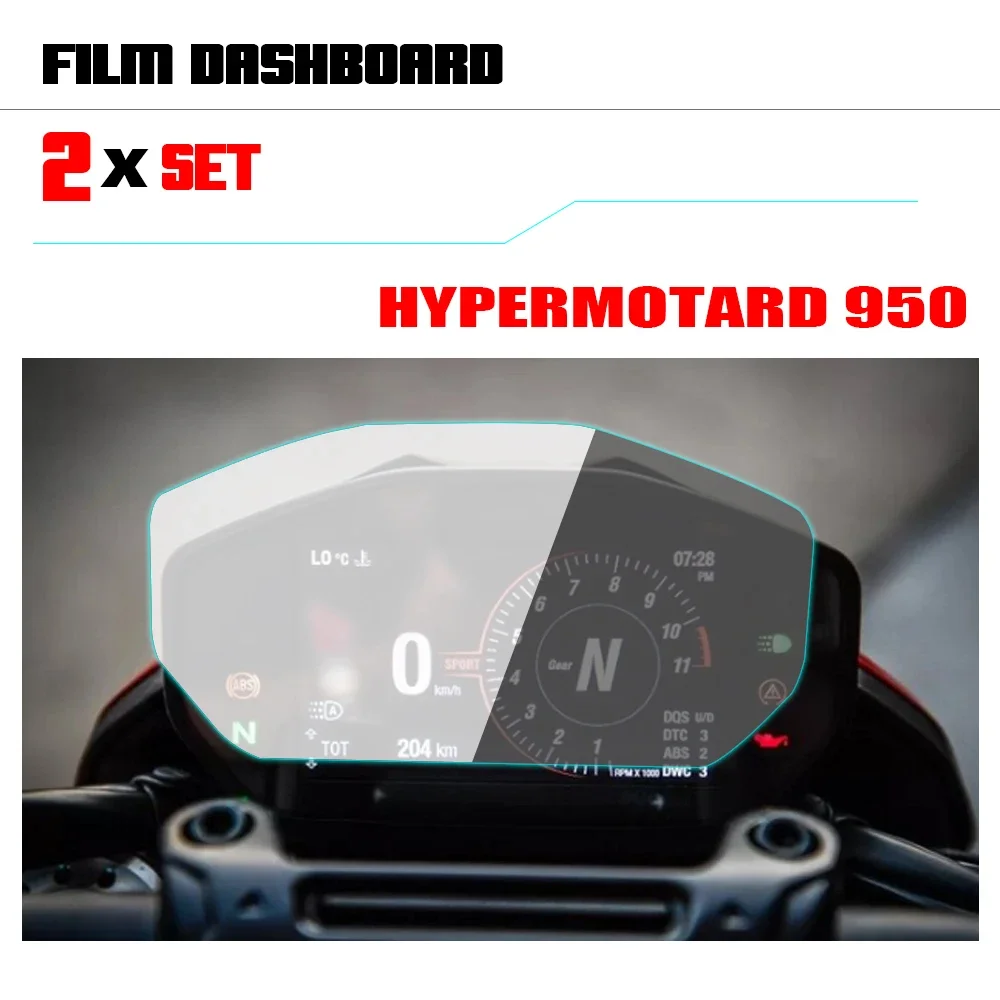 Motorcycle Scratch Protection Film Screen Protector For Ducati Hypermotard 950 Streetfighter Panigale V2 Supersport 950 / S
