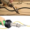 AC 220V 1600W 50/60hz Plastic Welding Machine Electric Hot Air Gun Plastic Welding Gun + Heating Core + Flat Head Accessories 5