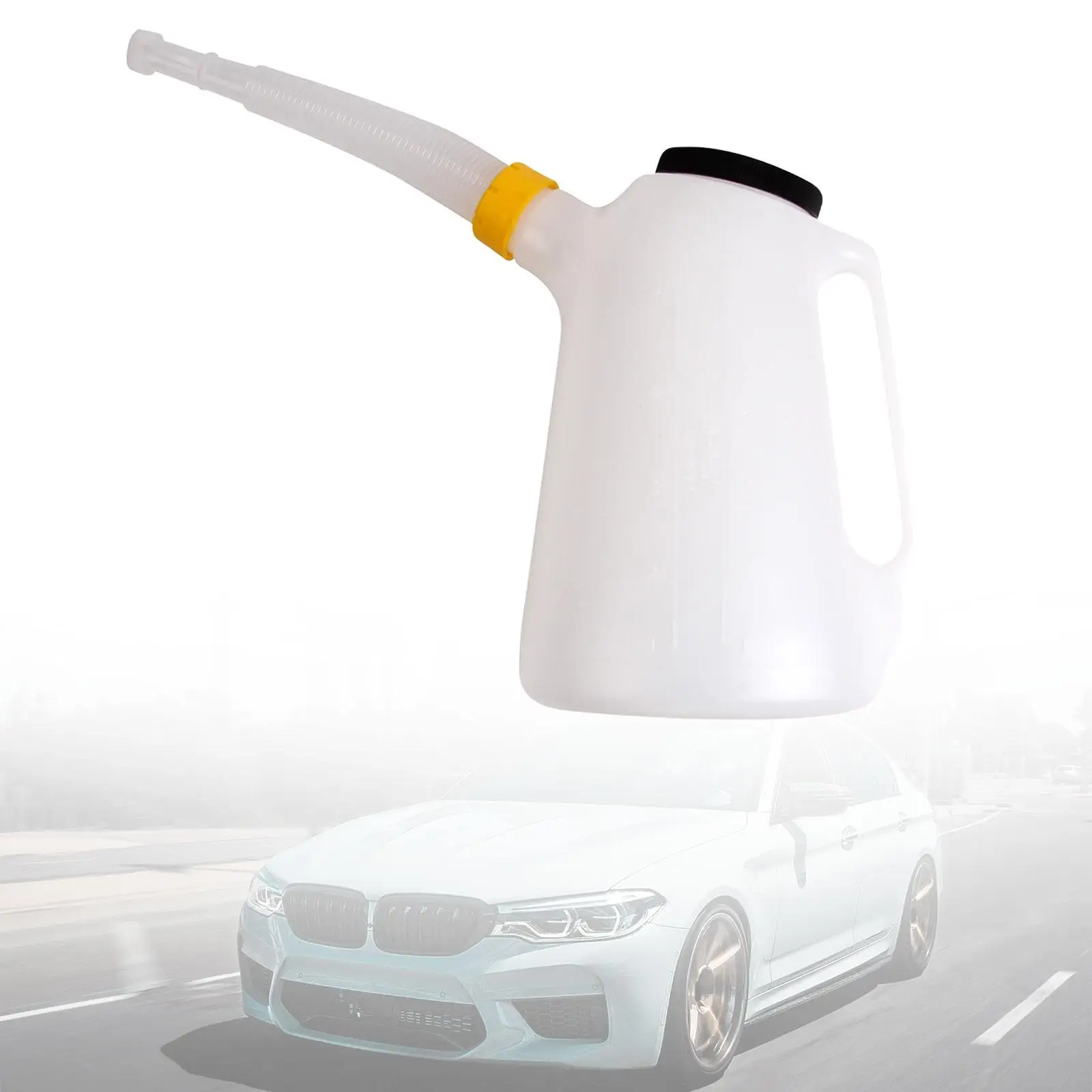 Oil Measuring Container Manual Automotive Oil Pitcher 5L Jug with Spout
