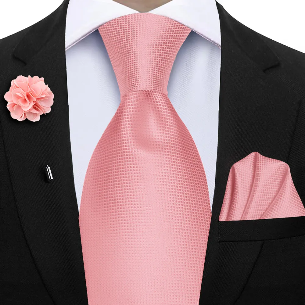 Elegant Peacock Blue Plaid Men's Accessory Set - Tie & Pocket Square Collection