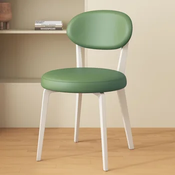 French style dining chair with cream is simple and luxurious. online celebrity designer dining table and chair uses online celeb 1