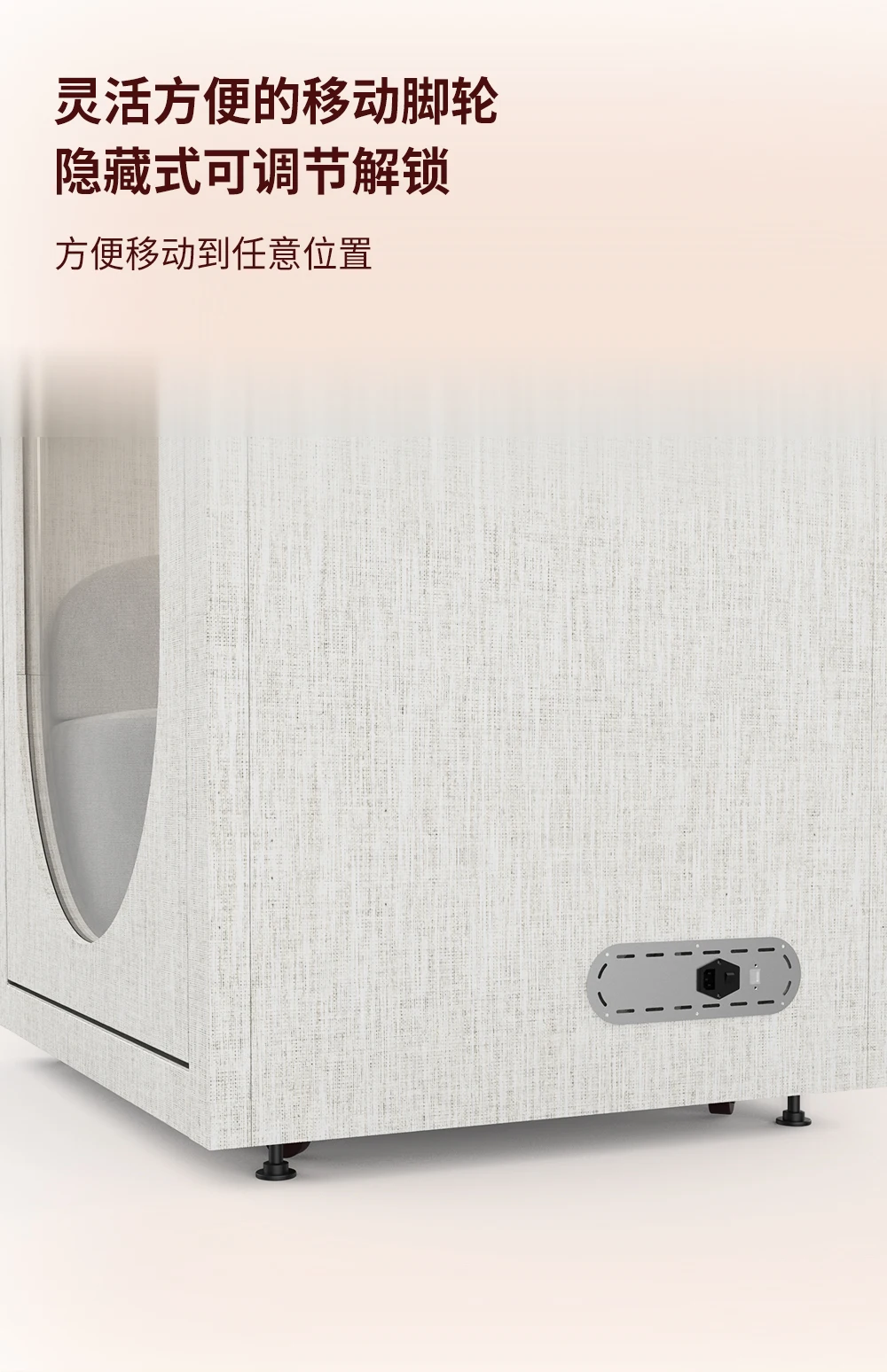 XL mobile soundproof room home learning study room silent compartment recording studio live stream silent compartment