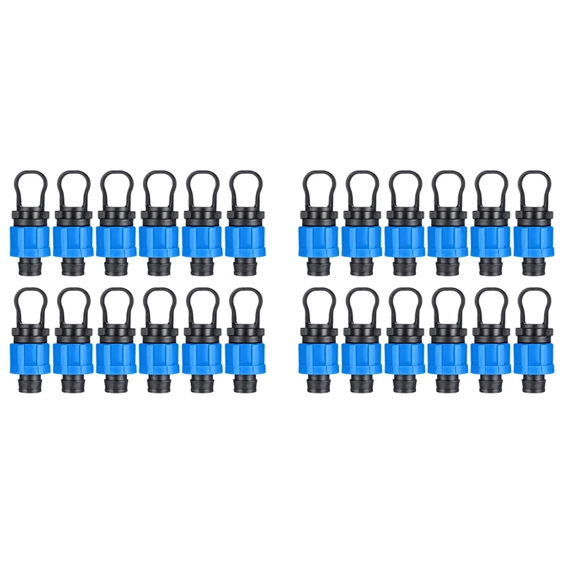 

HOT SALE 24 Pcs Drip Irrigation Tubing End Cap Plug 1/2 Inch Universal End Cap Fitting, Compatible With 16-17Mm Drip Tape Tubing