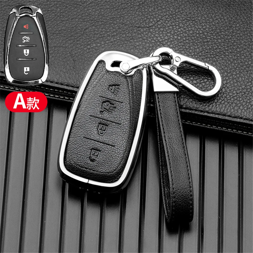Custodia per chiave auto per Chevrolet Cruze Spark Sonic Camaro Volt Bolt Trax Malibu Captiva Lacetti Aveo 2 3 4 5 Button - S145cbf451b094289aa22f6fe263d2941K
