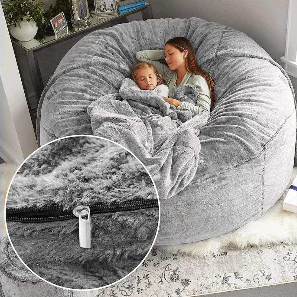 Pv Fur Bean Bag Sofas For Adult - Bean Bag Sofas - AliExpress