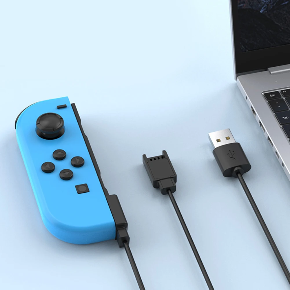 USB Charger Cable for Joycon Controller 2 in 1 Charging Cable 2.5M Portable Charger Cable for Switch Controller Charger