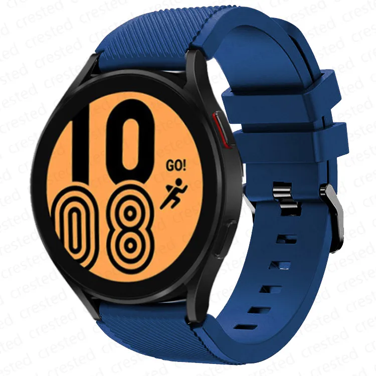 Universal Silicone Smartwatch Strap - 20mm/22mm Interchangeable Band