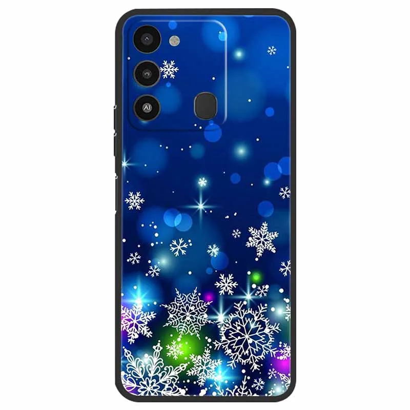 Holiday Edition Silicone Soft TPU Phone Cover - Festive Design Case