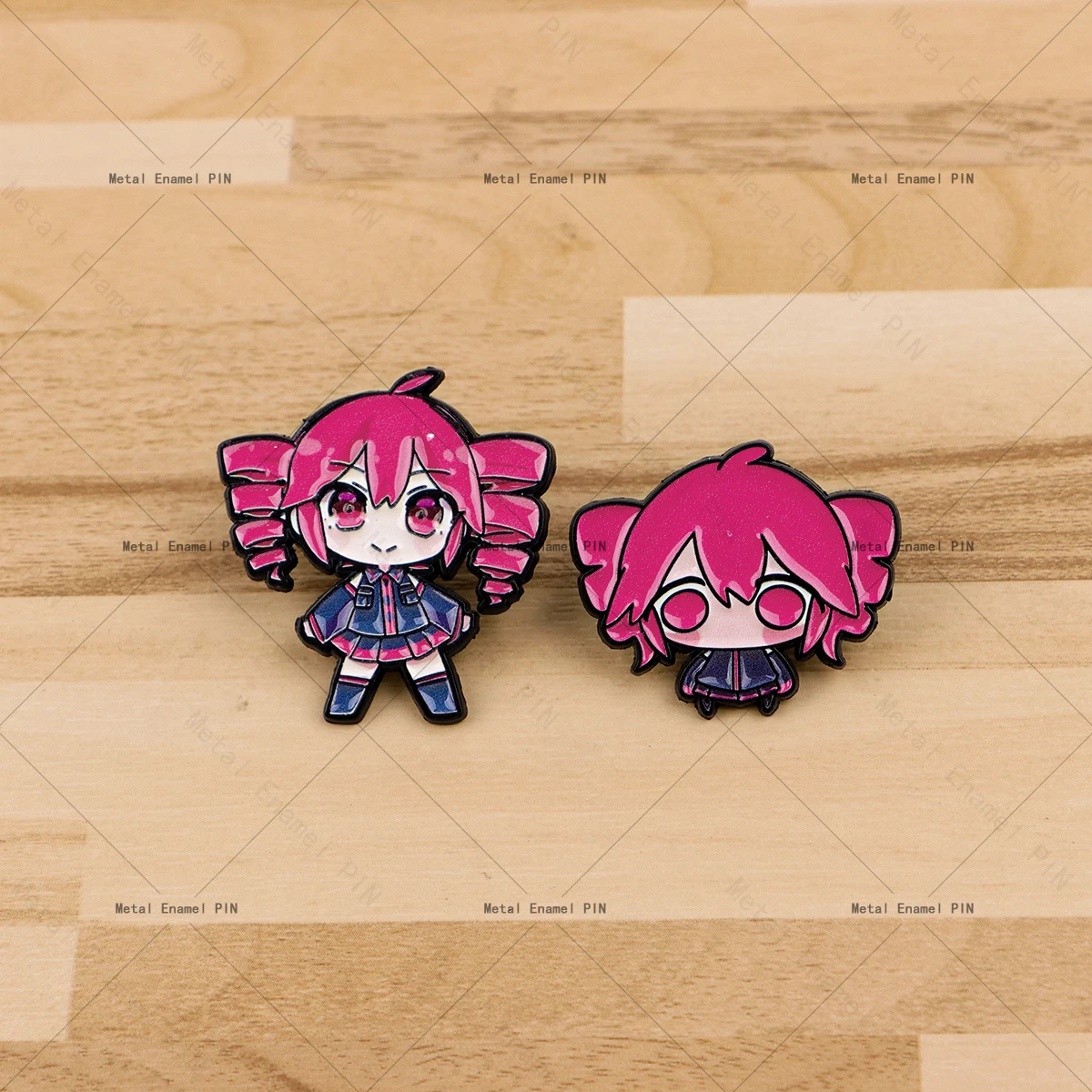 Chic Singer Girl Enamel Pin - Cute Fashion Accessory for Backpacks, Clothes & Gifts