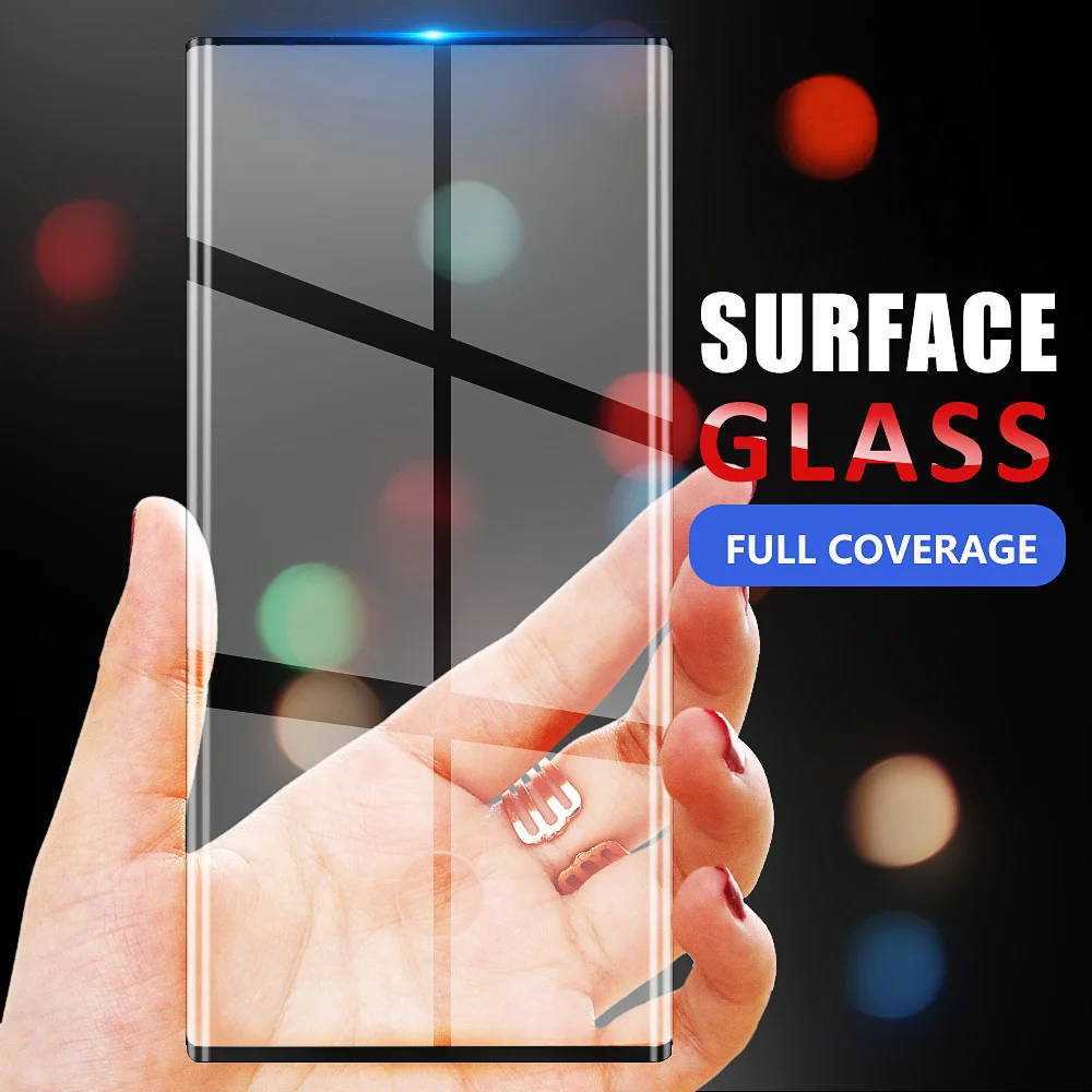 Premium 2-in-1 Curved Tempered Glass Screen and Camera Lens Protector