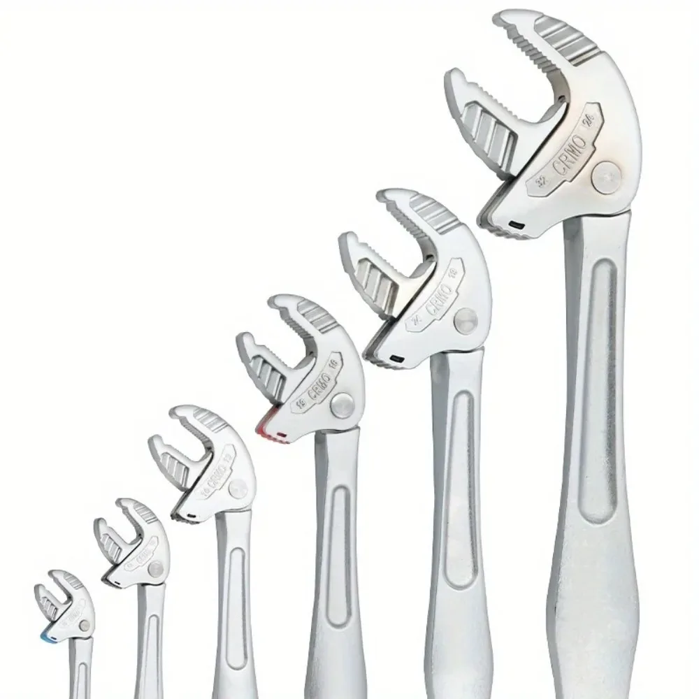 ‌ Clé à griffes de crabe auto-ajustable robuste – Cliquet à mâchoire large pour applications automobiles, passepoil et industrielles ‌