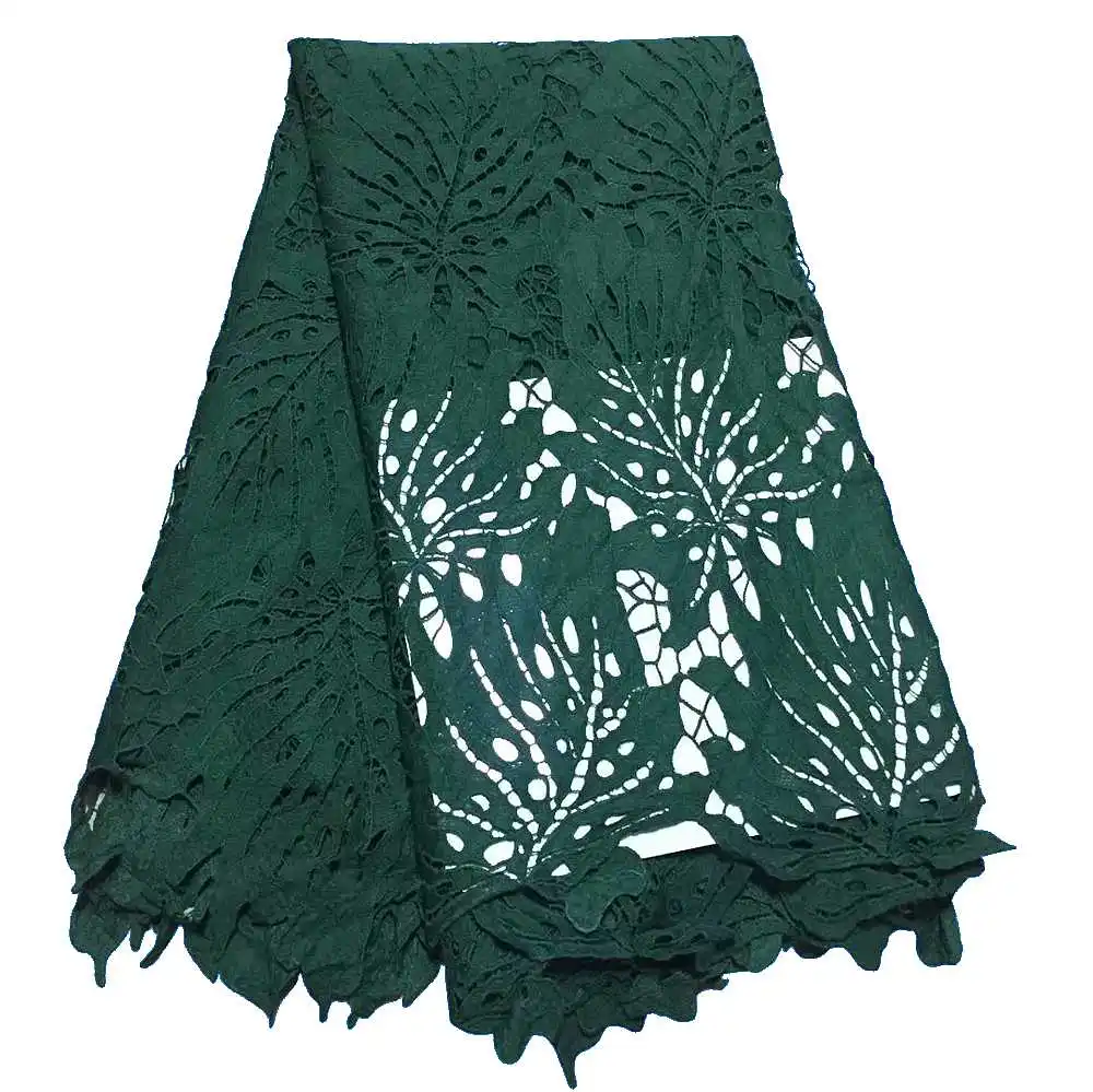 

Африканский гипюр WorthSJLH, кружевная ткань, Высококачественная 2022 вышивка, нигерийская Водорастворимая Ткань, кружевной материал для платья