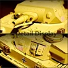1:16 Metal Launch Bullet Battle Wireless Control Tank 320° Rotate Turret Sound Effect Lighting Barrel Up&Down Simulation RC Tank 6