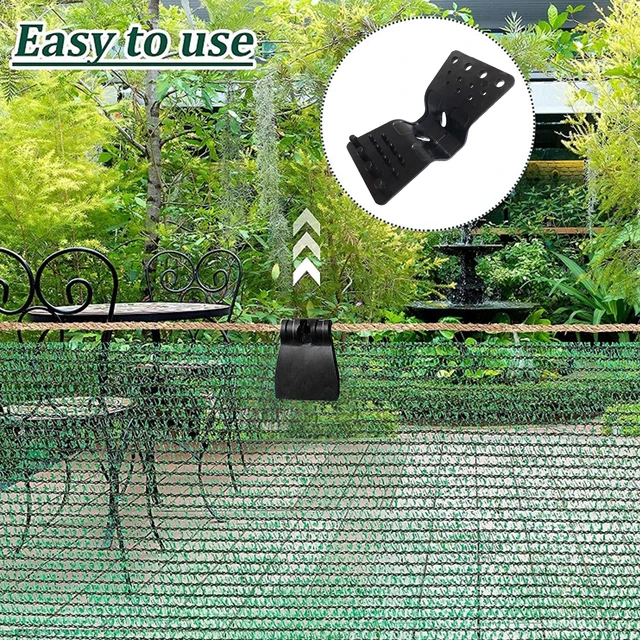 Árnyékoló Ruhás Klipek 100Db Üvegházhatású Árnyékháló Háló Hálóhorog Borító Napgátló Kerti Szerszám Fix Bilincsek Tartozékok - Image 5