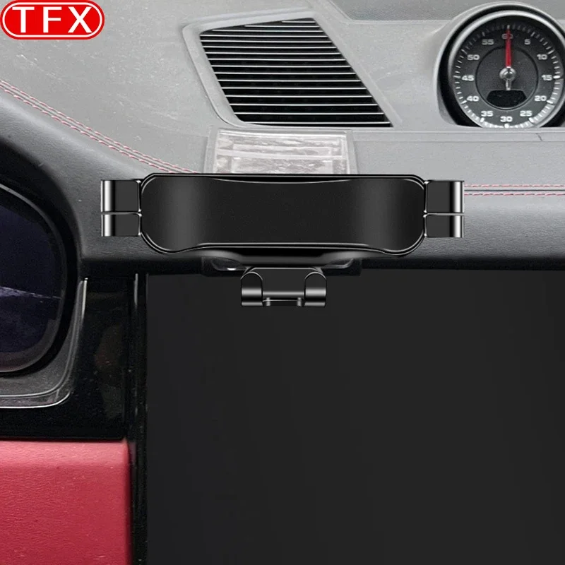 

For Porsche Cayenne 9YA 2017-2021 Car Styling Mobile Phone Holder Air Vent Mount Gravity Bracket Stand Auto Modified Accessories