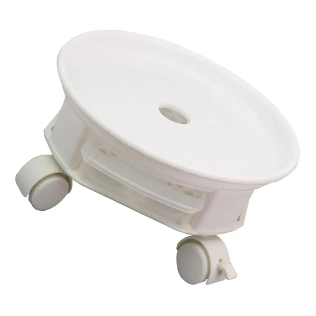 Plant Universal Wheels, Caddy Mover, Rolling with Casters-White