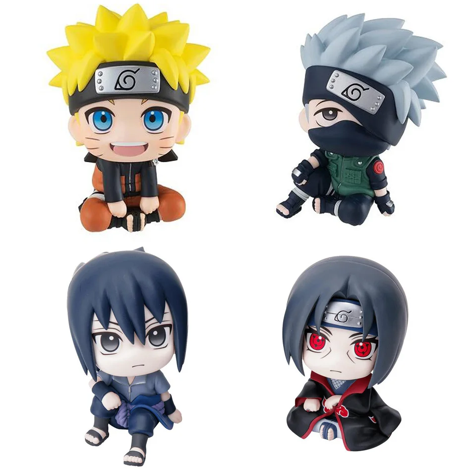 Anime Naruto Figure - 9cm Q Version Kawaii Action Figurine for Car Decoration Collection