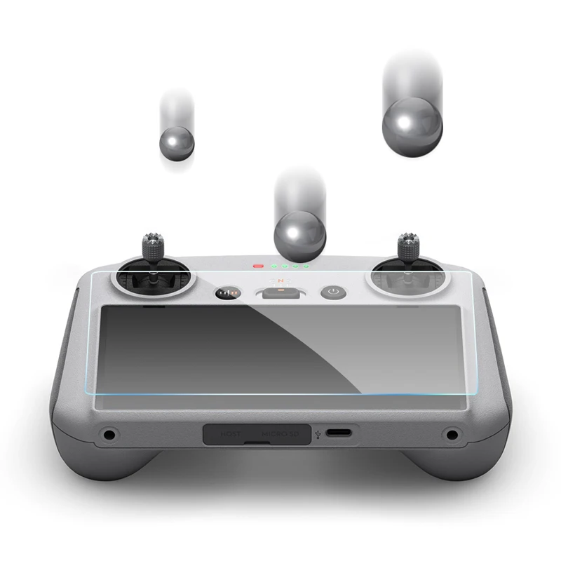 For DJI Mini 4PRO/Mini 3 Pro/MINI3 RC/RC2 Remote Controller Screen Protector Cover Tempered Glass 9H Hardness Anti-Scratch Film drone accessories