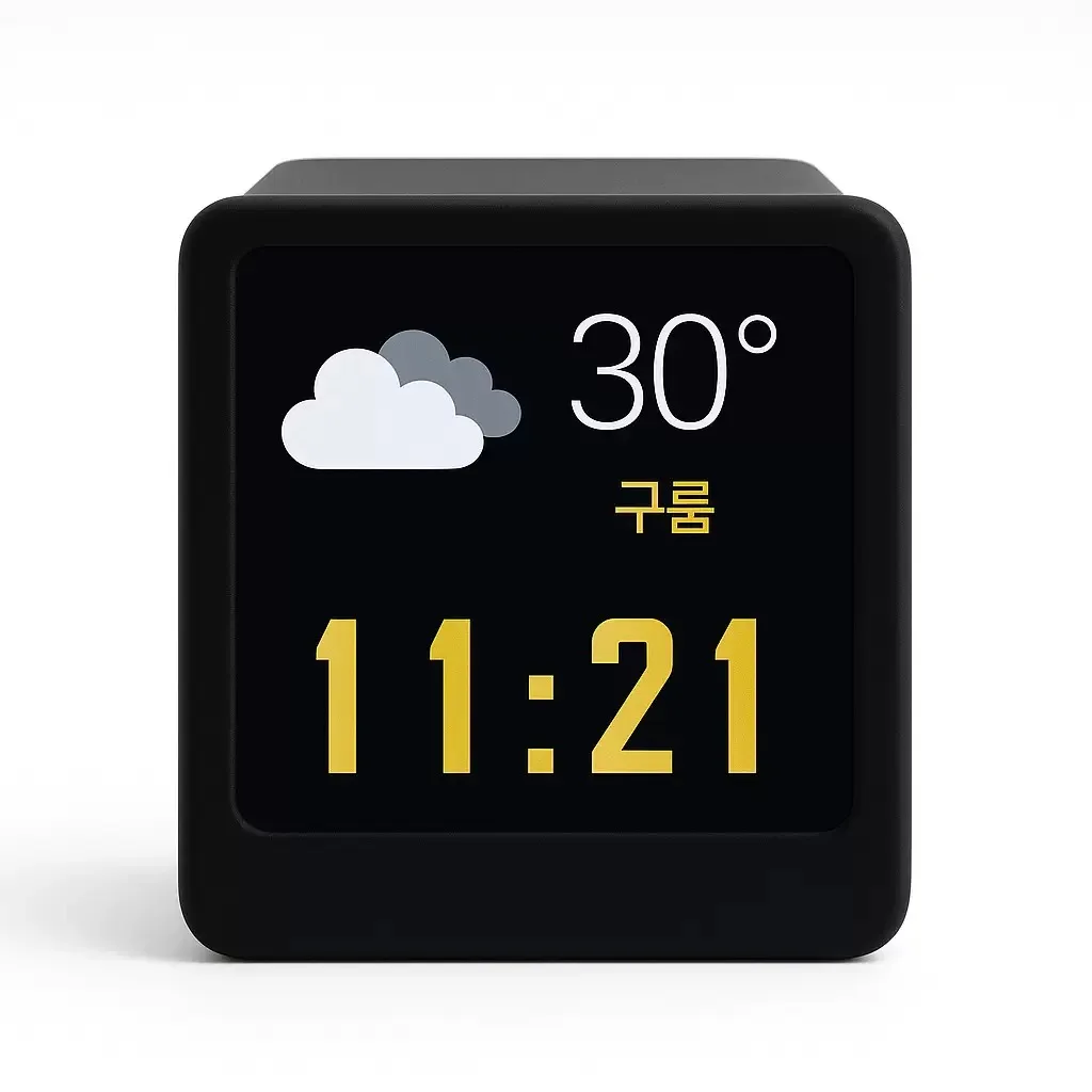 Weather Clock Mini WiFi Desktop Animated Multi-Functional Weather Station