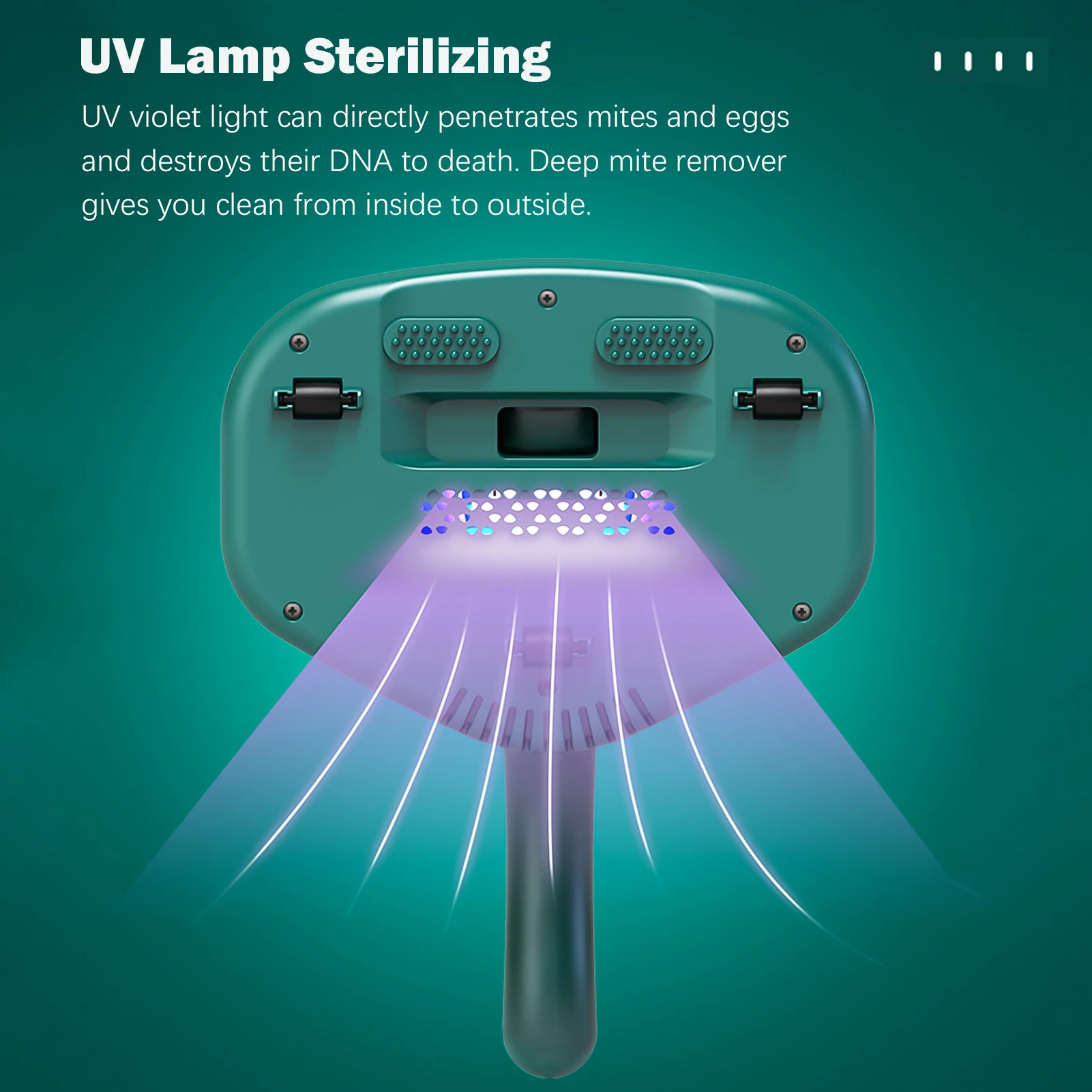 مكنسة كهربائية للمرتبة مع مصباح للأشعة فوق البنفسج...