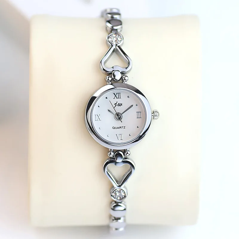 Women Bracelet Watch Exquisite Silver Rose Gold Ladies Luxury Wristwatches Rhinestone Simple Fashion Female Quartz Relogio Clock 2