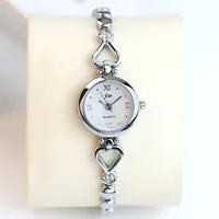 Women Bracelet Watch Exquisite Silver Rose Gold Ladies Luxury Wristwatches Rhinestone Simple Fashion Female Quartz Relogio Clock 2
