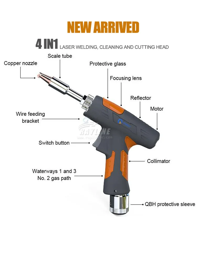 Fiber Laser 1500w Fiber Laser Solderings Automatic 0.5-8mm Stainless Steel Portable Handle Laser Welding Machine 3